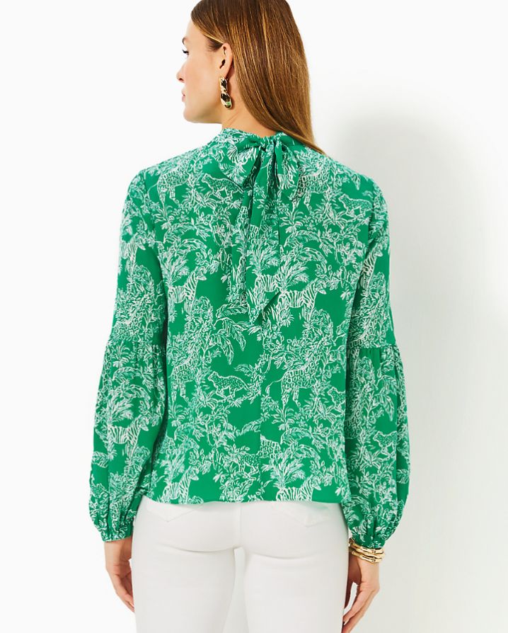 Witaker Printed Silk Top